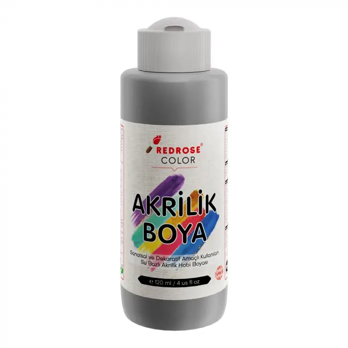 Gri Akrilik Boya 120 ml