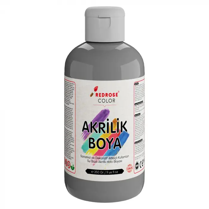 Gri Akrilik Boya 250 g