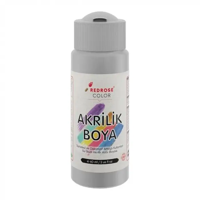 Gri Akrilik Boya 60 ml