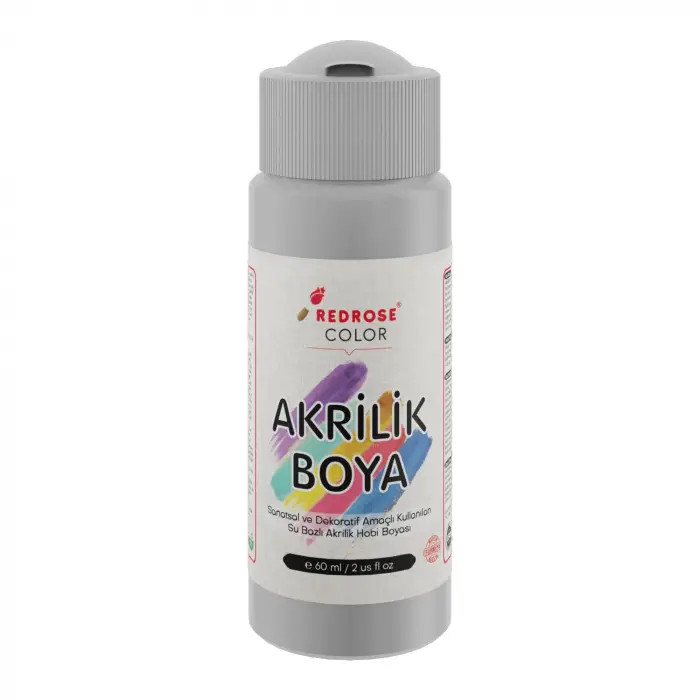 Gri Akrilik Boya 60 ml