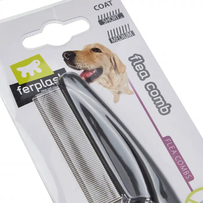 Gro 5838 Köpek Pıre Tarağı; Red, Narrow