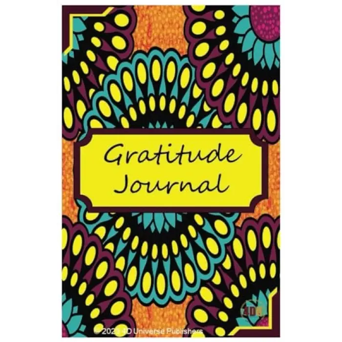 Growth Oriented Mindset Gratitude Journal African Ankara #8 (100 Pages)