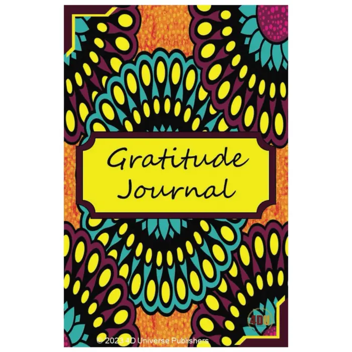 Growth Oriented Mindset Gratitude Journal African Ankara #8 (100 Pages)