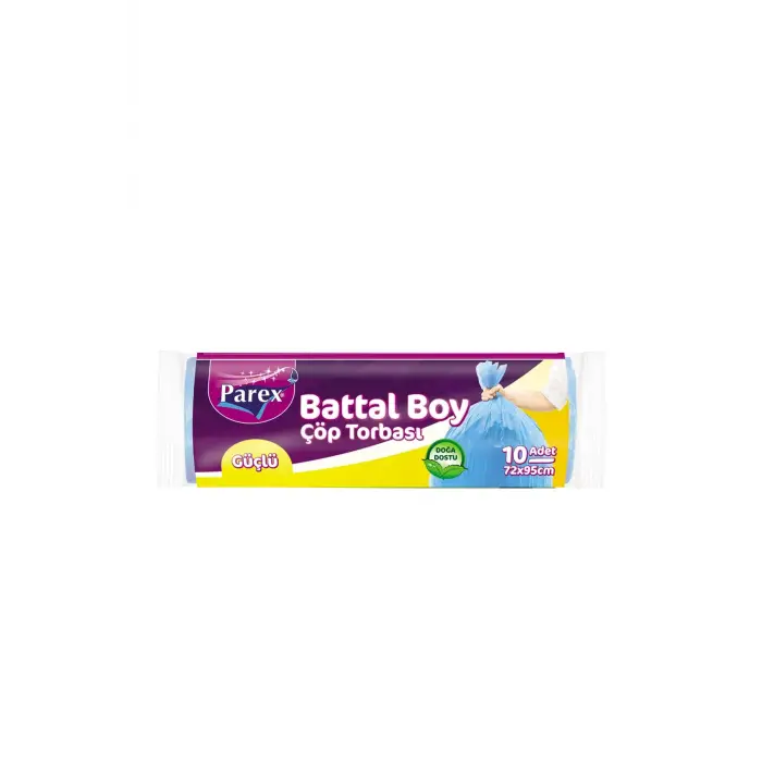 Güçlü Çöp Torbası Battal Boy 10lu