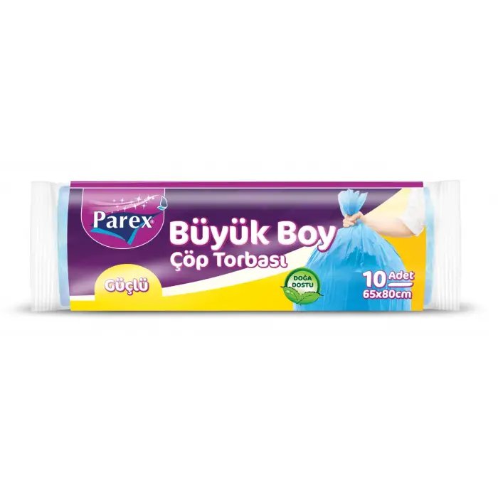 Güçlü Çöp Torbası Büyük Boy 10lu