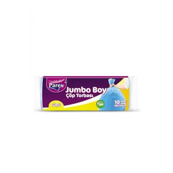 Güçlü Çöp Torbası Jumbo Boy 10lu