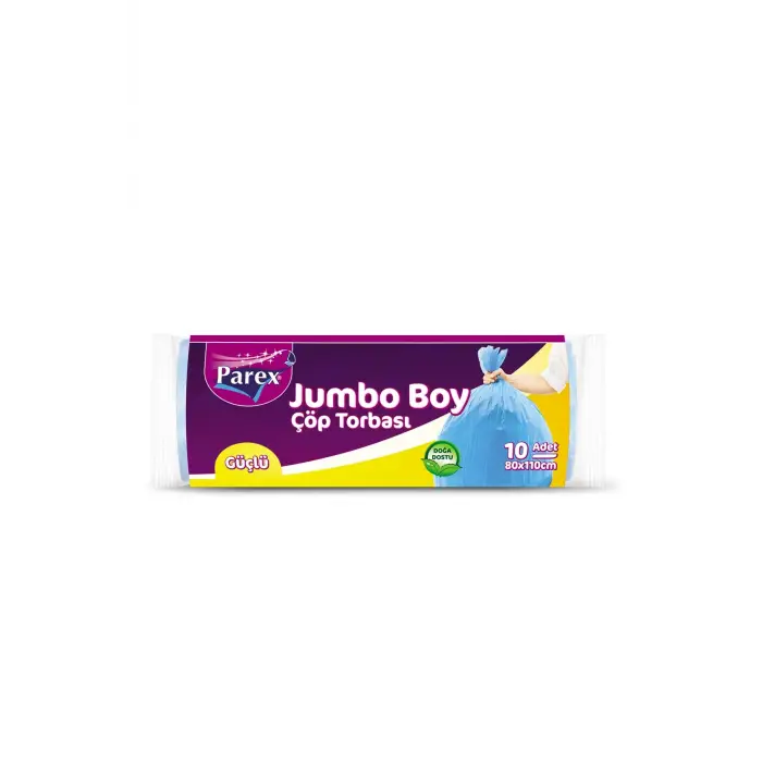 Güçlü Çöp Torbası Jumbo Boy 10lu