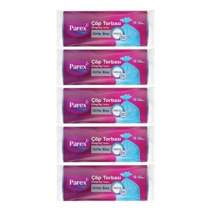 Güçlü Çöp Torbası Orta Boy 5li Paket