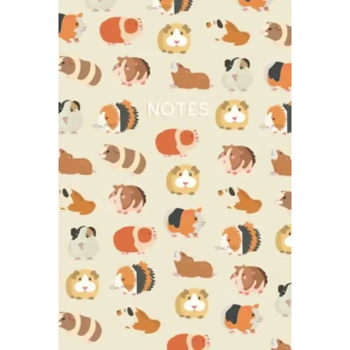 Guinea Pig; A5 Notebook, 100 Lined Pages (Cream)