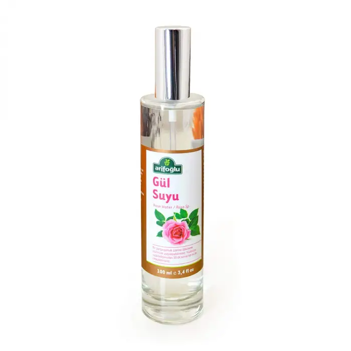 Gül Suyu Cam Şişe Sprey (100 ml)