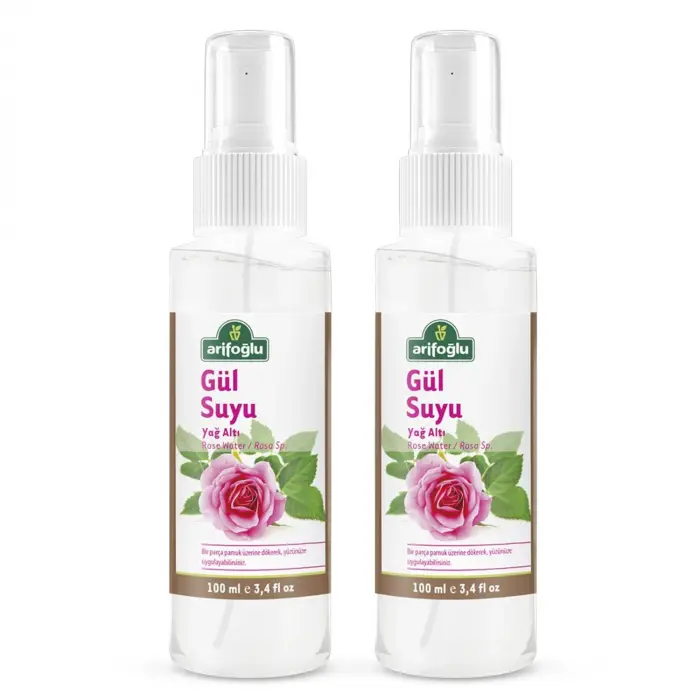 Gül Suyu Sprey 100 ml + 100 ml 2li Set