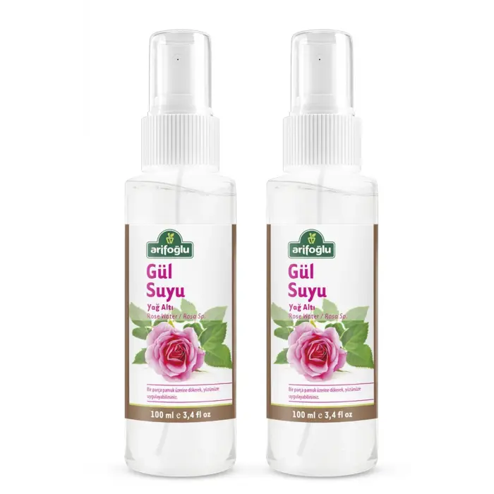 Gül Suyu Sprey 100 ml + 100 ml 2li Set