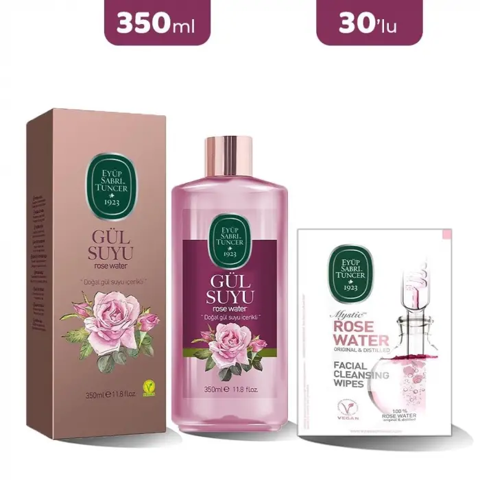 Gül Suyu ve Gül Suyu Temizleme Mendili