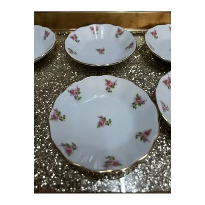 Gülriz Pembe Çay Tabağı 6lı 8689876BM434