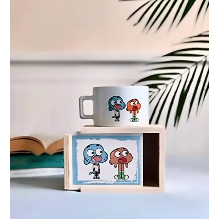 Gumball Darwin Tasarımlı Kutulu Kupa