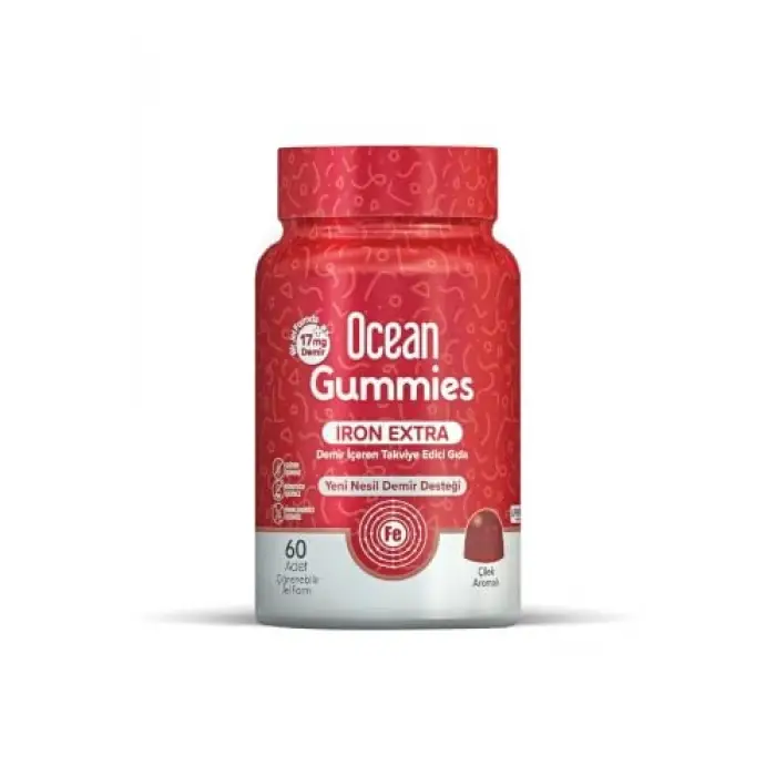 Gummies Iron Extra 17 mg Çiğnenebilir Jel Form