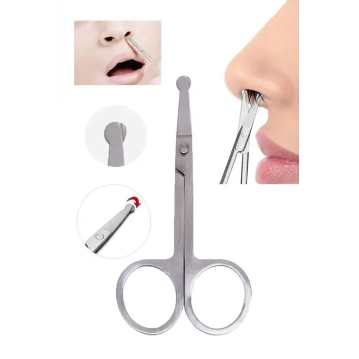Gümüş Paslanmaz Çelik Burun Makası, Tek Ebat