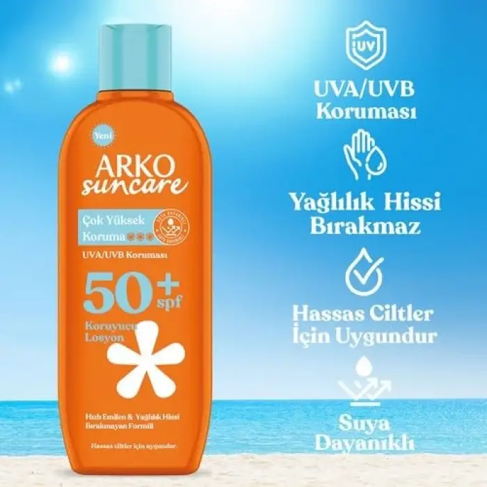 Güneş Bakım Sütü SPF50+ 200 Mililitre