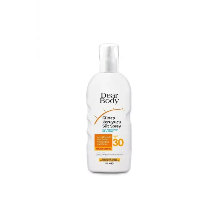 Güneş Koruyucu Süt Sprey Spf30 200 Ml