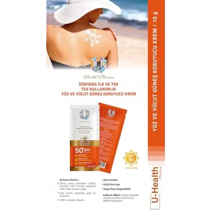 Güneş Kremi 50 SPF 50 Adet