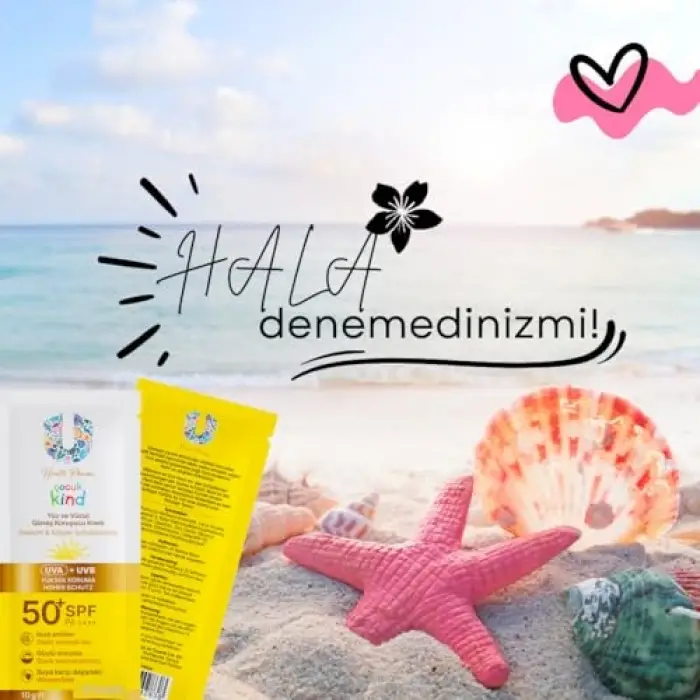 Güneş Kremi 50 SPF Kids 50 Adet