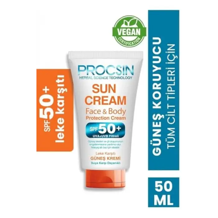 Güneş Kremi Face SPF 50+ 50 ML Mini Boy