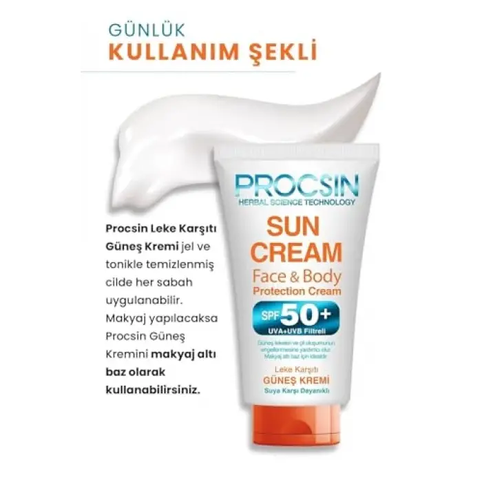 Güneş Kremi Face SPF 50+ 50 ML Mini Boy