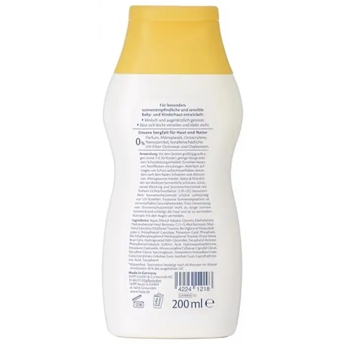 Güneş Sütü 200 ml