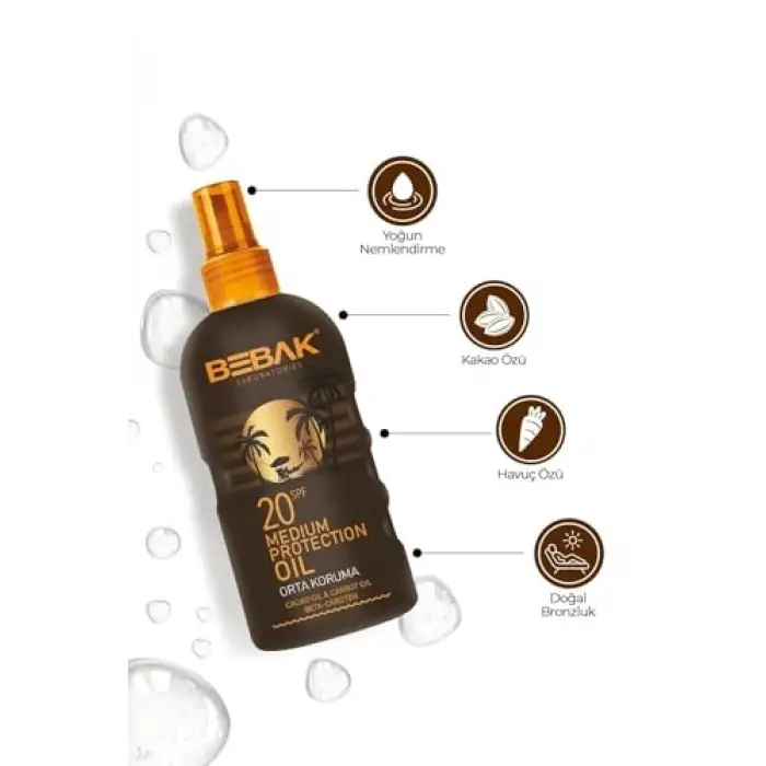 Güneş Yağı 20 Spf 150 Ml