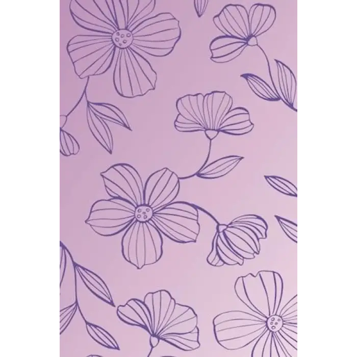 Günlük Çiçek Desenli Defter