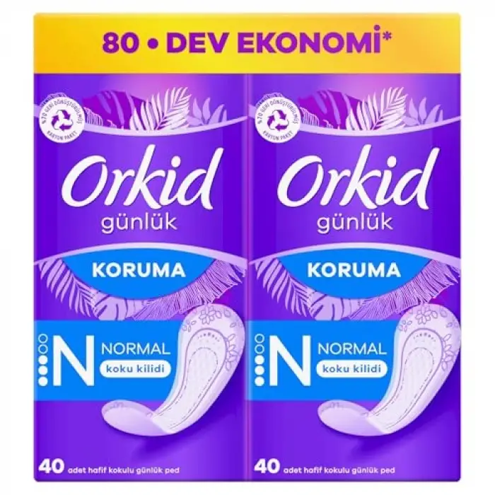 Günlük Ped Normal Dev Ekonomi Paket 80 Adet Ped