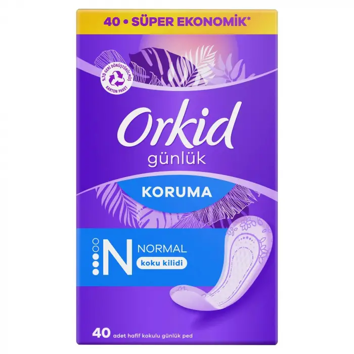 Günlük Ped Normal Ekonomik Paket 40 Adet Ped