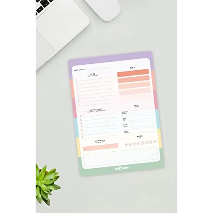 Günlük Planlayıcı Blok Pastel