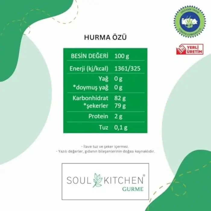 Gurme Hurma Özü 315 g