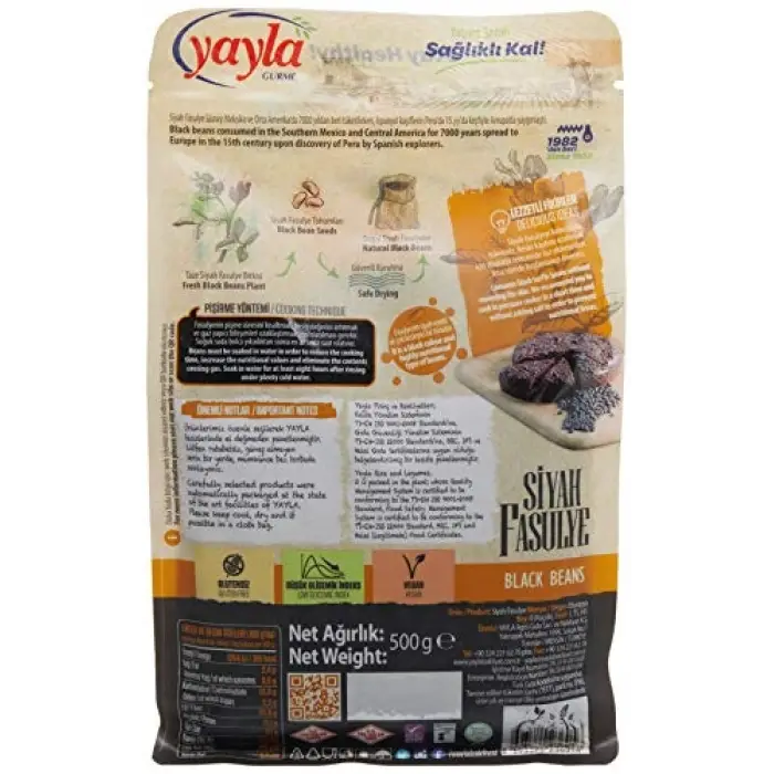 Gurme Siyah Fasulye (500 g)