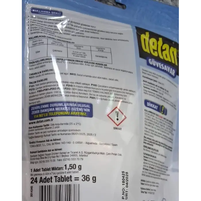 Güvesavar Sachet, 24lü