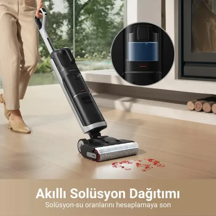 H14 Dual Islak&Kuru Şarjlı Dikey Süpürge