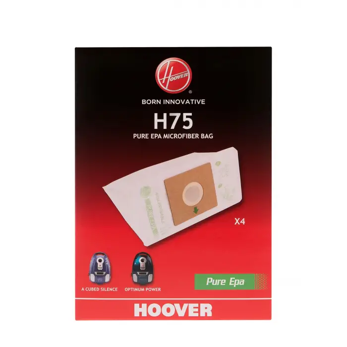 H75 Mikrofiber Epa Elektrikli Süpürge Torbası, 4 Adet, Thunder Space, A Cube Silence ve Optimum Power Uyumlu