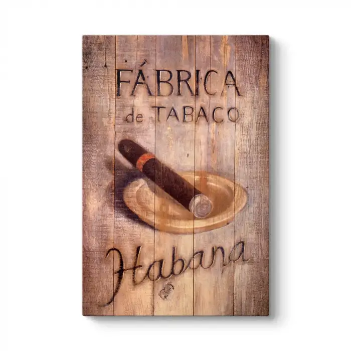 Habana Tabaco Tablosu 30 x 45