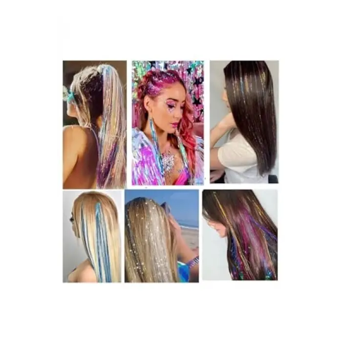 Hair Tinsel Saç Simi - Ht19 Sarı