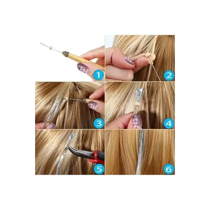 Hair Tinsel Saç Simi - Ht19 Sarı