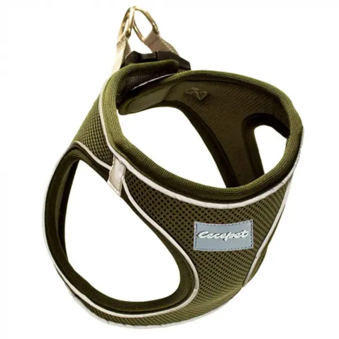 Haki Air Mesh Köpek Göğüs Tasması Medium