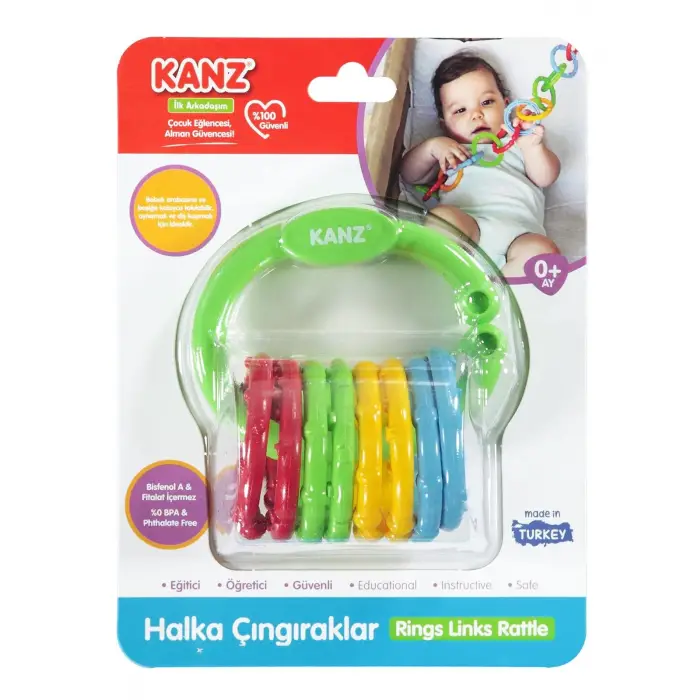 Halka Çıngıraklar, Yeşil, 0+ Ay