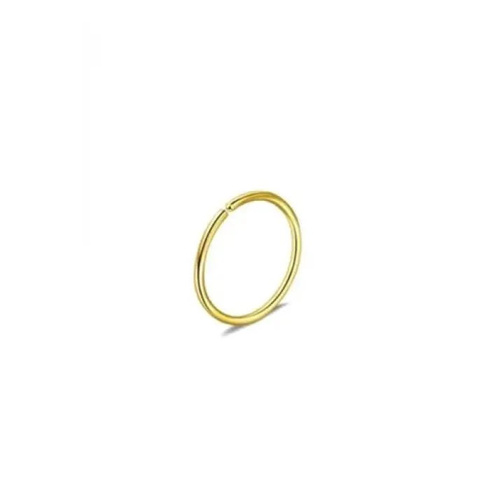 Halka, Gold Ince Piercing, altın, 10 MM