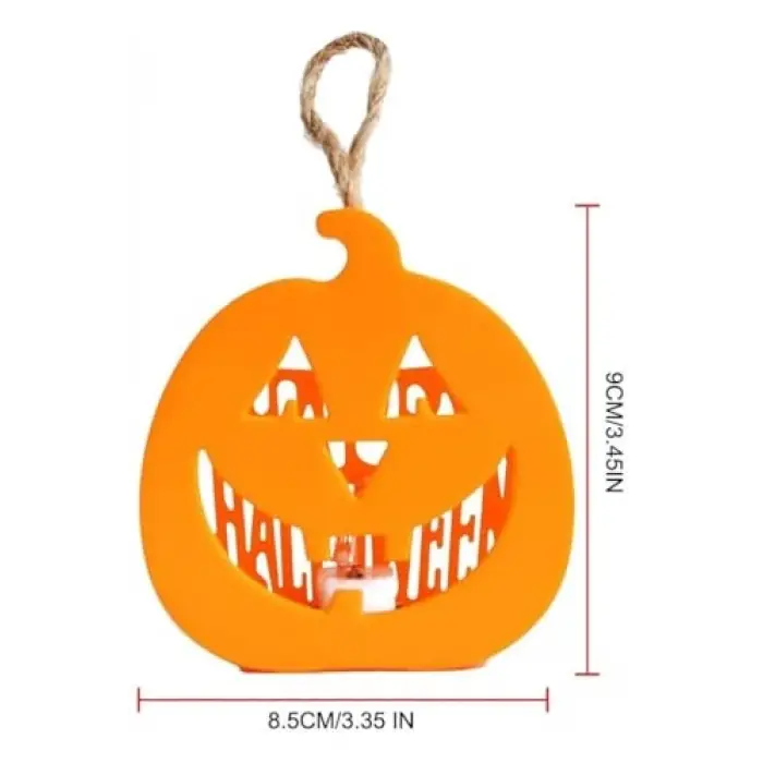 Halloween Işıklı Masa Süsü Balkabağı