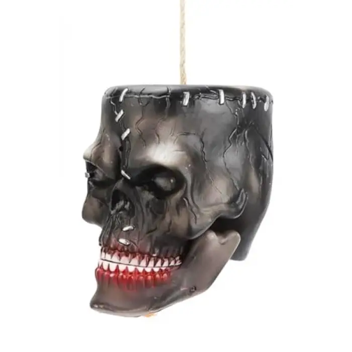 Halloween Kuru Kafa Hareketli Sesli Siyah