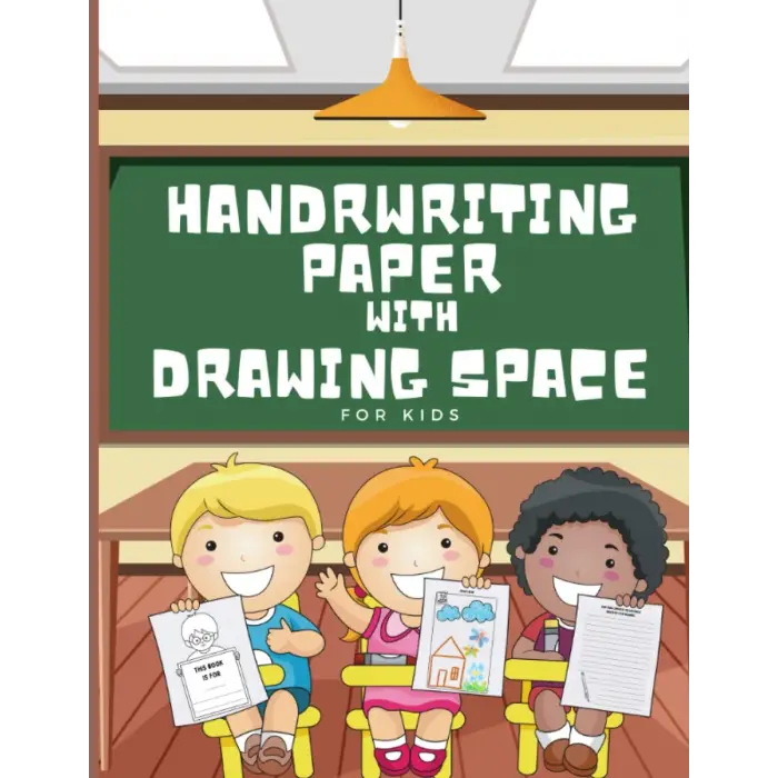 Handwrıtıng Paper Wıth Drawıng Space: A Draw and Write Journal/Elementary Primary Blank Handwriting Practice Books with picture space For Kids/Tailles 8,5x11 inc; Pages 101