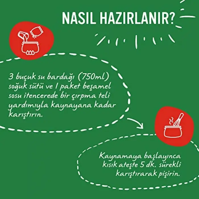 Harçlar Beşamel 70 g 2li paket