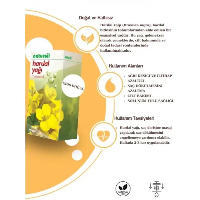 Hardal Yağı 50 ML