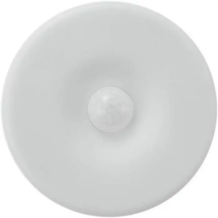 Hareket sensörlü dolap lambası, gece lambası duvar lambası, USB şarj edilebilir LED ışık akıllı sensör lambası, dolap, koridor vb. için pille çalışan lamba (beyaz ışık 1 parça)